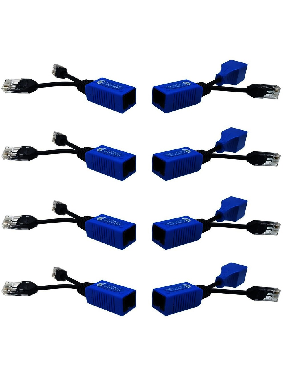 4 Pairs Poe Splitter RJ45 Splitter Combiner uPOE Cable Kit Cat5e PoE Power…